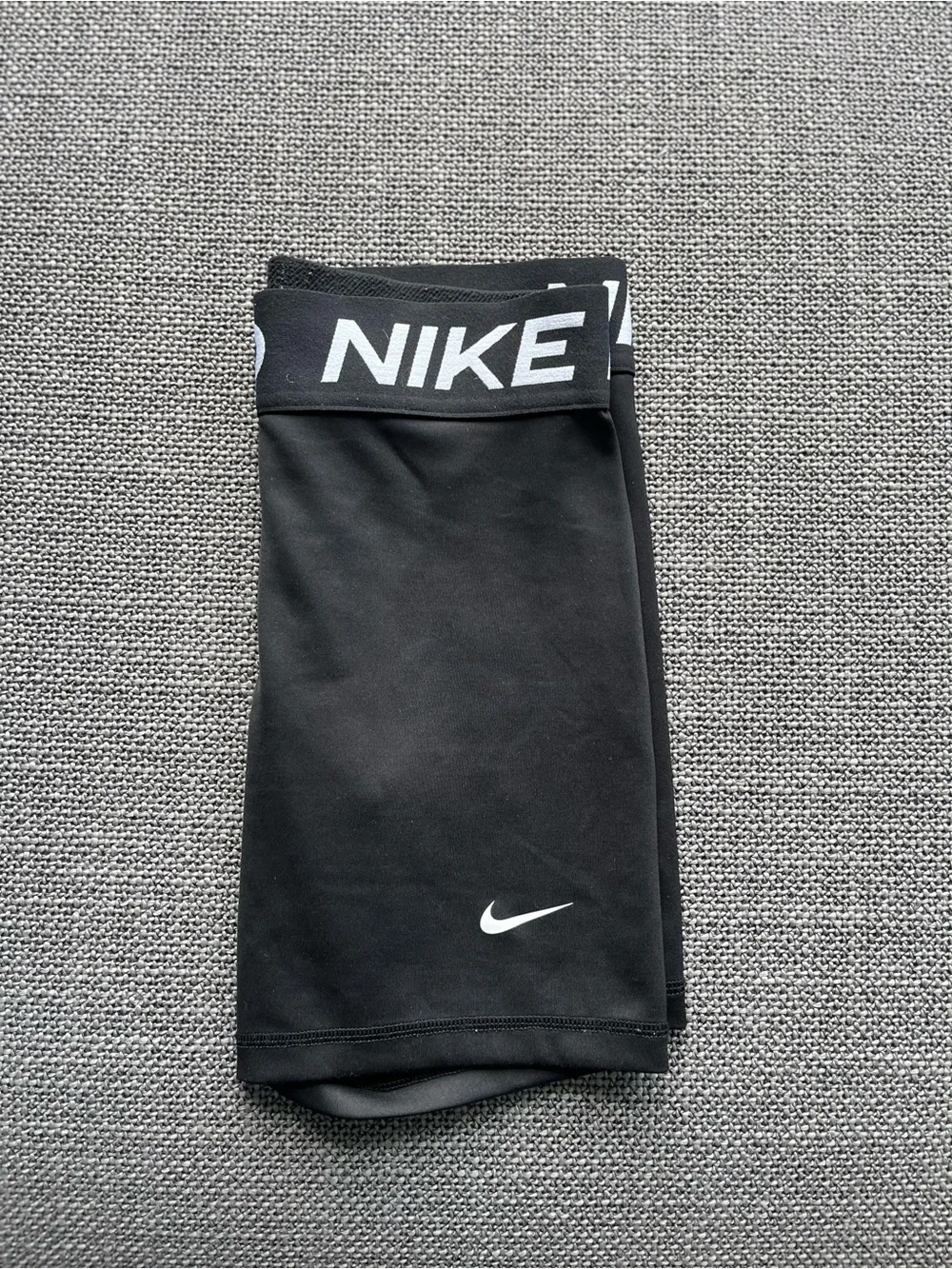 Nike Black High-Waist Logo Bike Shorts